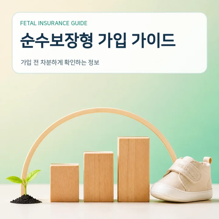 태아보험 순수보장형 가입 가이드