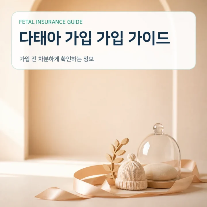 태아보험 다태아 가입 가입 가이드